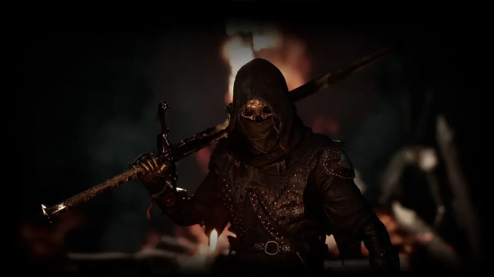 Official Mortal Shell II promotional artwork featuring Tiel the Acolyte.